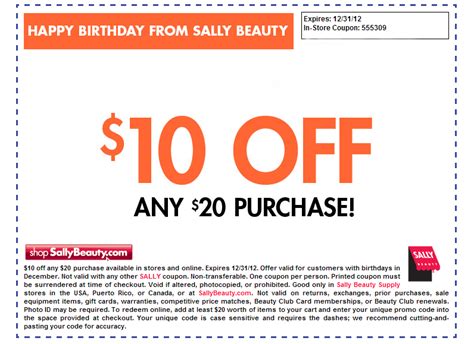Sally Beauty online is part of a worldwide company called Sally Salon Services, starting out as a small store in New Orleans in 1964, and now with over 4,000 . . Sally beauty supply 10 off 20